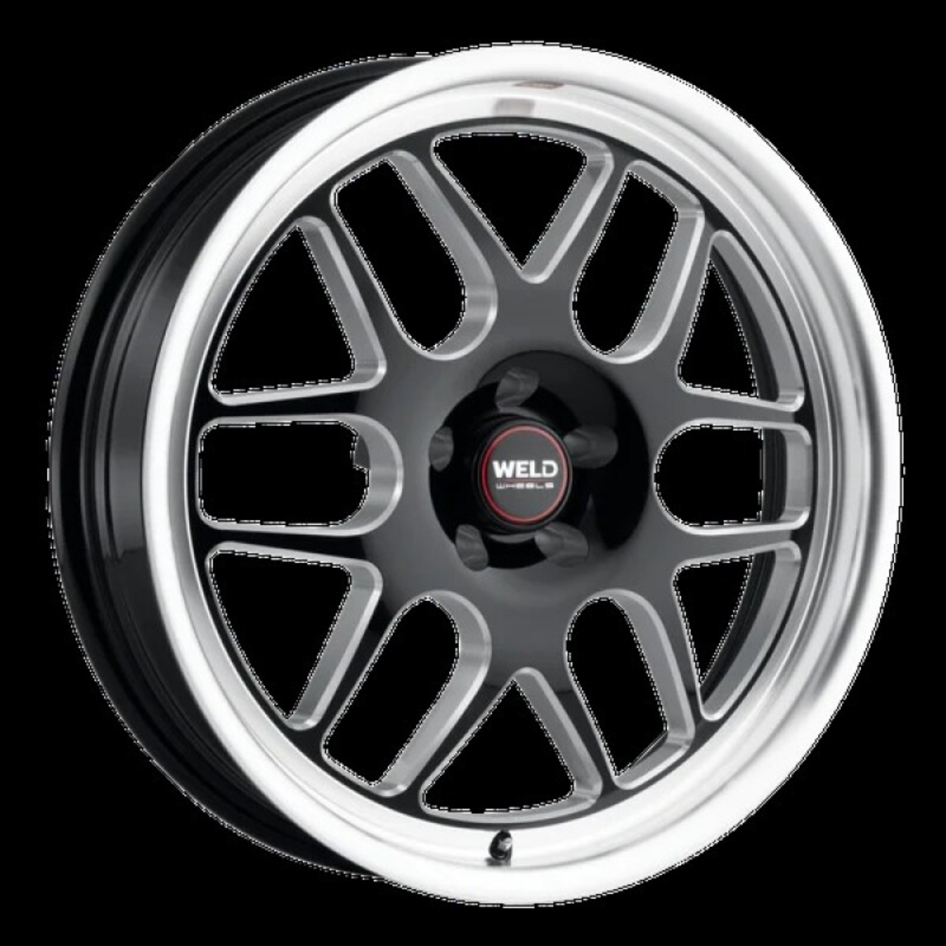 Picture of Weld Solana Drag 20x5 / 6x135 BP / ET-19 / 87.1mm Bore - Gloss Black MIL DIA Wheel