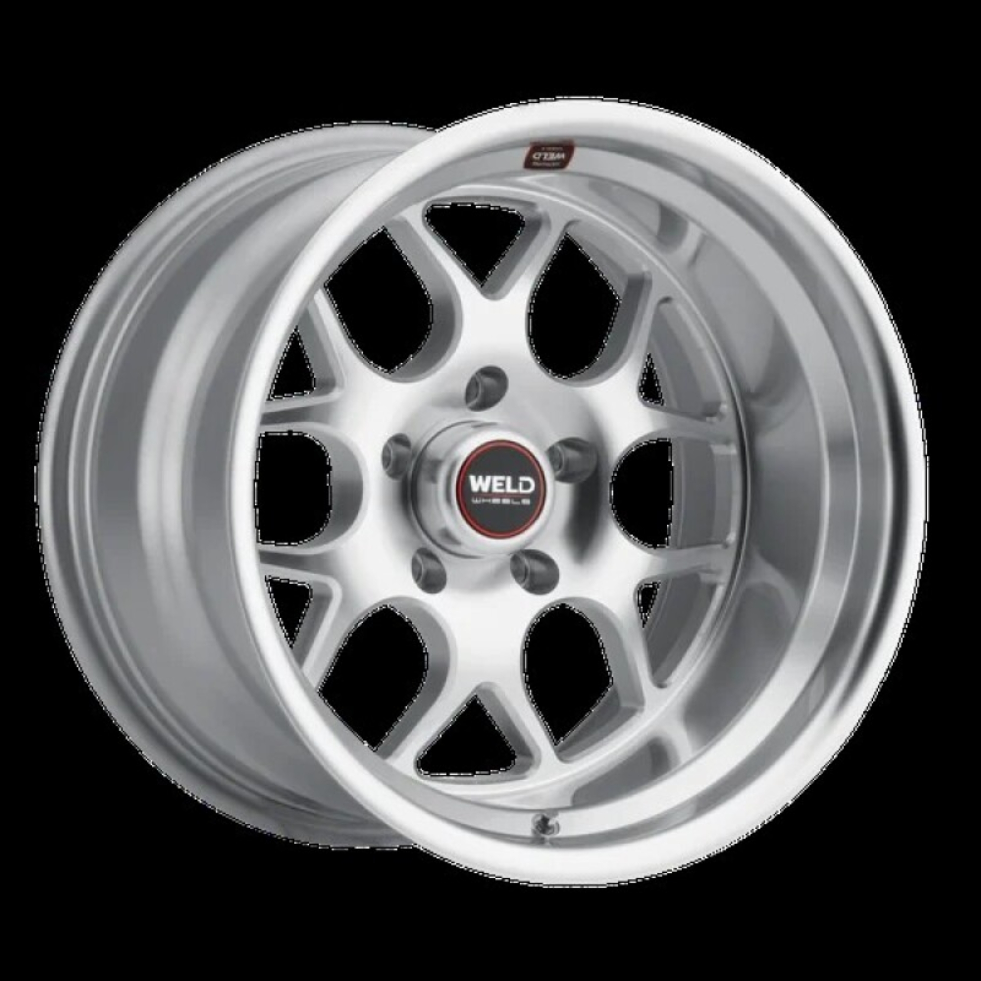 Picture of Weld Solana 20x10.5 / 5x127 BP / ET13 / 78.1mm Bore - Gloss Silver Machined Wheel