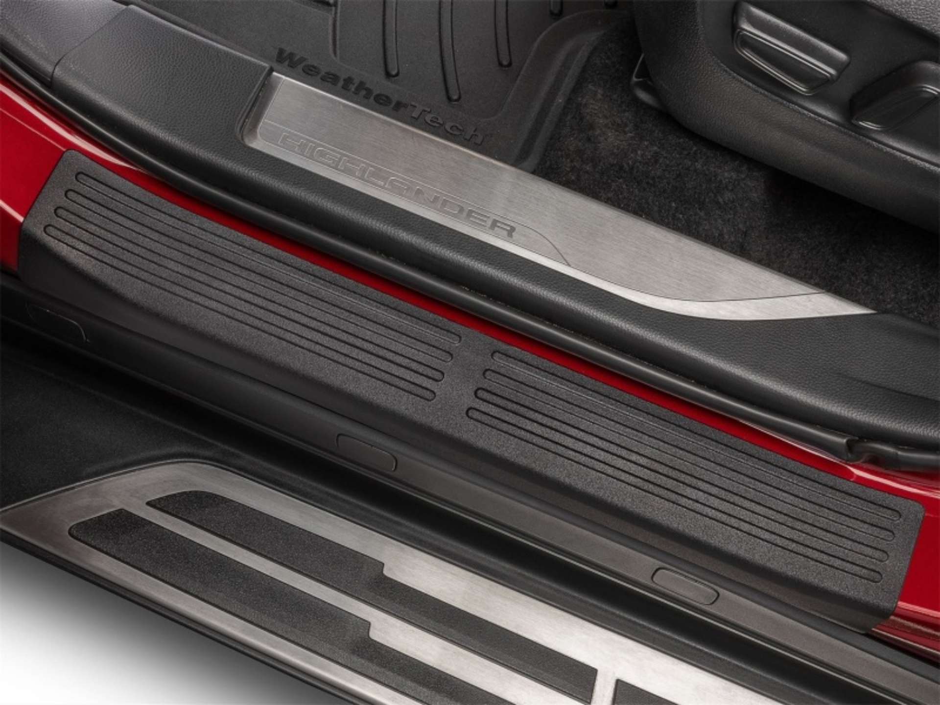 Picture of WeatherTech 20-24 Toyota Highlander (Incl. Hybrid) SillProtector 4pc Set - Black