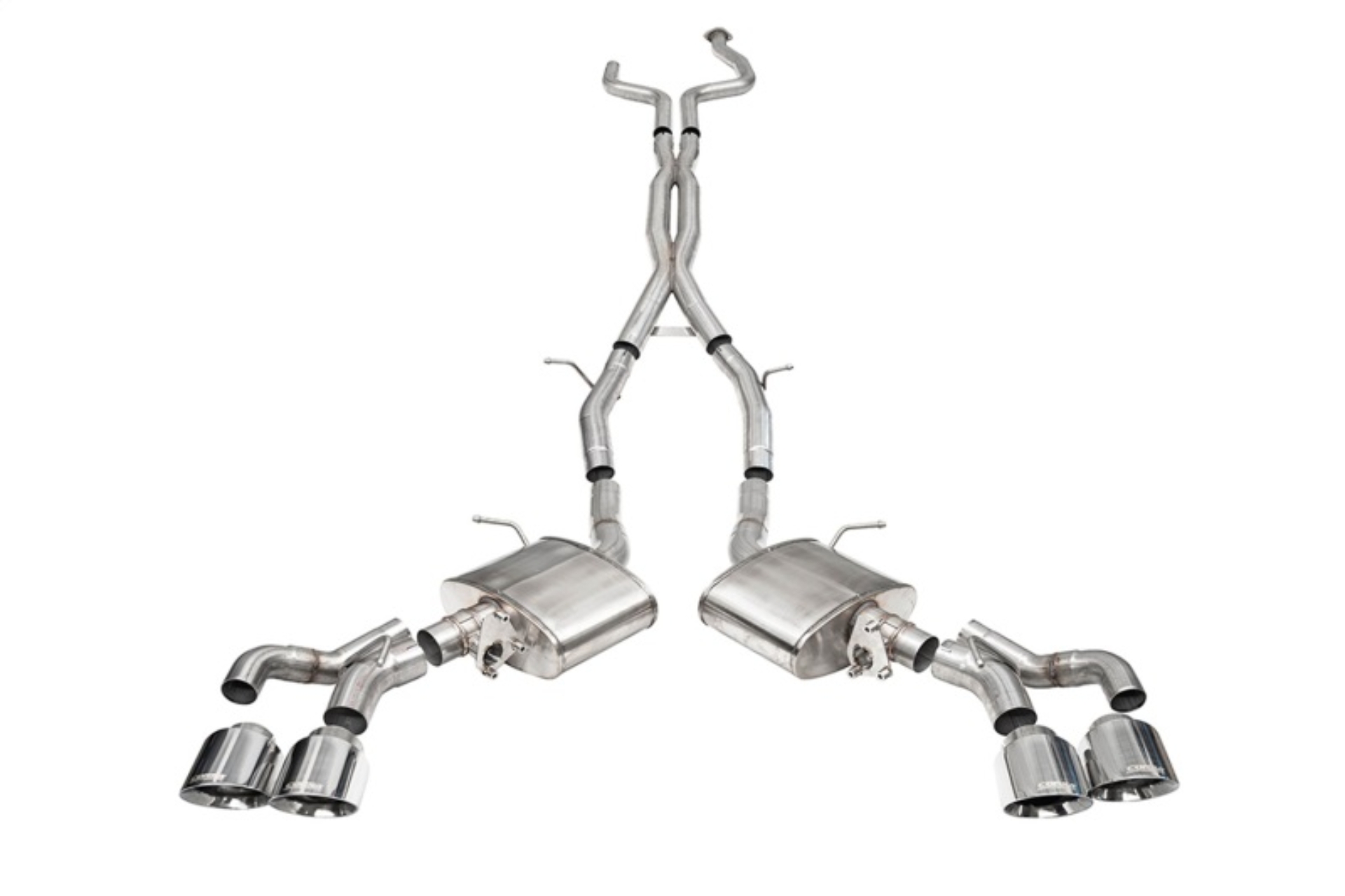 Picture of Corsa 22-25 Cadillac CT5 V Blackwing 3in. Cat-Back w/ Active Exhaust - Dbl X-Pipe - Twin 4.5in. Tips