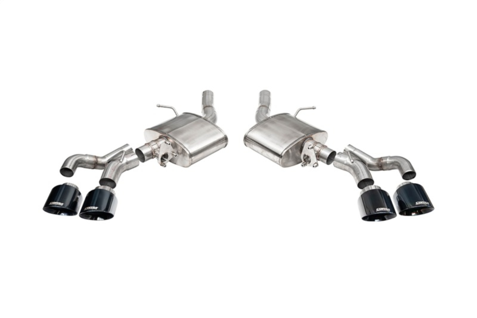 Picture of Corsa 22-25 Caddy CT5-V Blackwing 3in Axle-Back - Act. Exh. - Dual Rear Exit - Twin 4.5in Tips - Blk