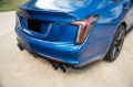 Picture of Corsa 2022-25 Caddy CT5 V Blackwing 3in. Cat-Back w/ Act. Exh. - Dbl X-Pipe - Twin 4.5in. BlkCF Tips