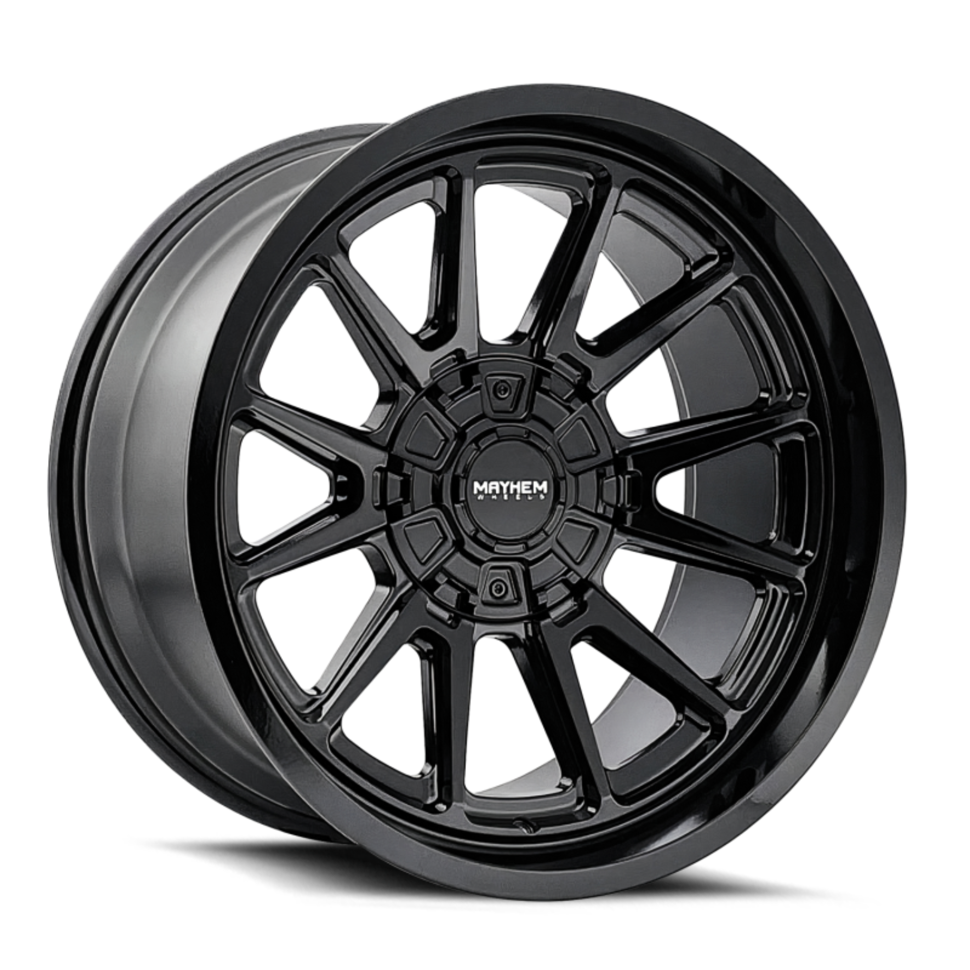 Picture of Mayhem 8116 Intrepid 18x9 / 8x165.1 BP / -12mm Offset / 125.2mm Hub Gloss Black Wheel