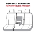 Picture of Covercraft Endura Waterproof Polyester SeatSaver Custom Second Row Seat Covers