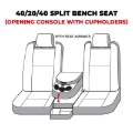 Picture of Covercraft Endura Waterproof Polyester SeatSaver Custom Front Row Seat Covers