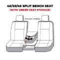 Picture of Covercraft Endura Waterproof Polyester SeatSaver Custom Front Row Seat Covers
