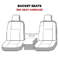 Picture of Covercraft Endura Waterproof Polyester SeatSaver Custom Front Row Seat Covers