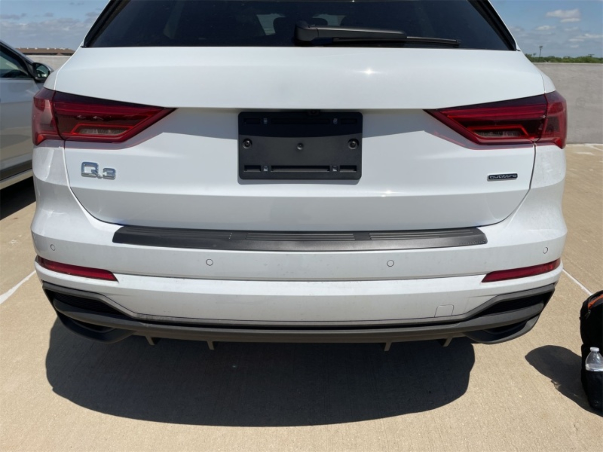 Picture of WeatherTech 18-24 Audi Q3 BumperTopper - Black