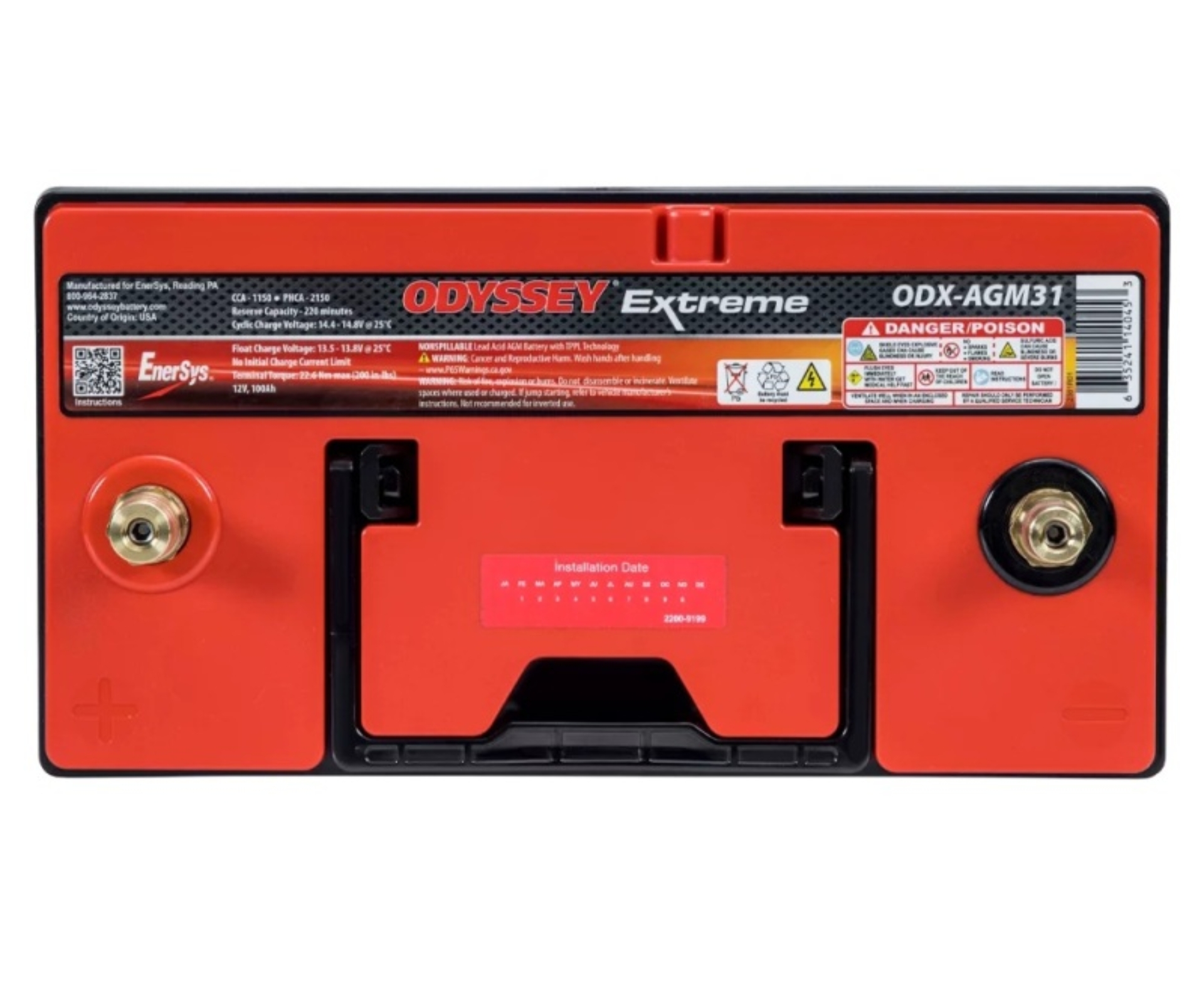 Picture of Odyssey Battery Auto/Truck/Heavy Duty & Commercial Extreme AGM Battery (31-PC2150T)