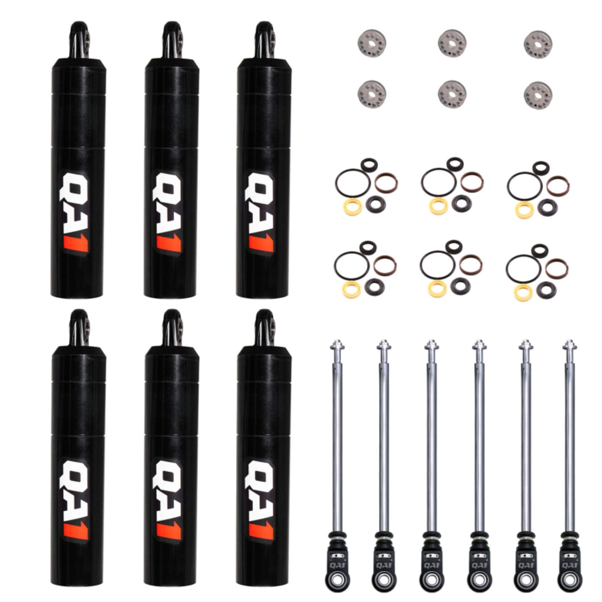 Picture of QA1 20.30 Eye-B/Eye-B V-None Dry Shock Large Steel 13.38 - 6 Pack