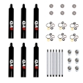 Picture of QA1 19.75 Eye-B/Eye-B V-None Dry Shock Small Body Steel 12.63 - 6 Pack