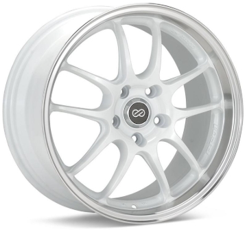 Picture of Enkei PF01 17x9 5x114.3 35mm Offset 75mm Hub Bore - White Machined