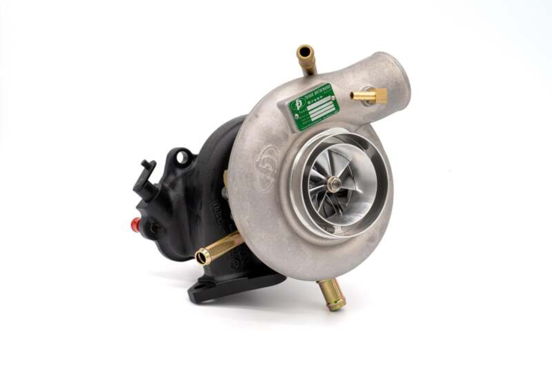 Picture of Forced Performance Subaru STi/WRX Green Turbocharger 60mm CH8CM Turbine Hsg Internal WG w/Oil Line