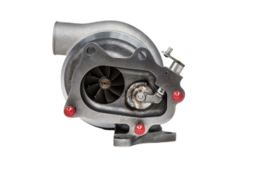 Picture of Forced Performance Subaru WRX/STI XR Blue 73HTZ Turbo 84mm CH8CM Turbine Hsg Internal WG w/Oil Line
