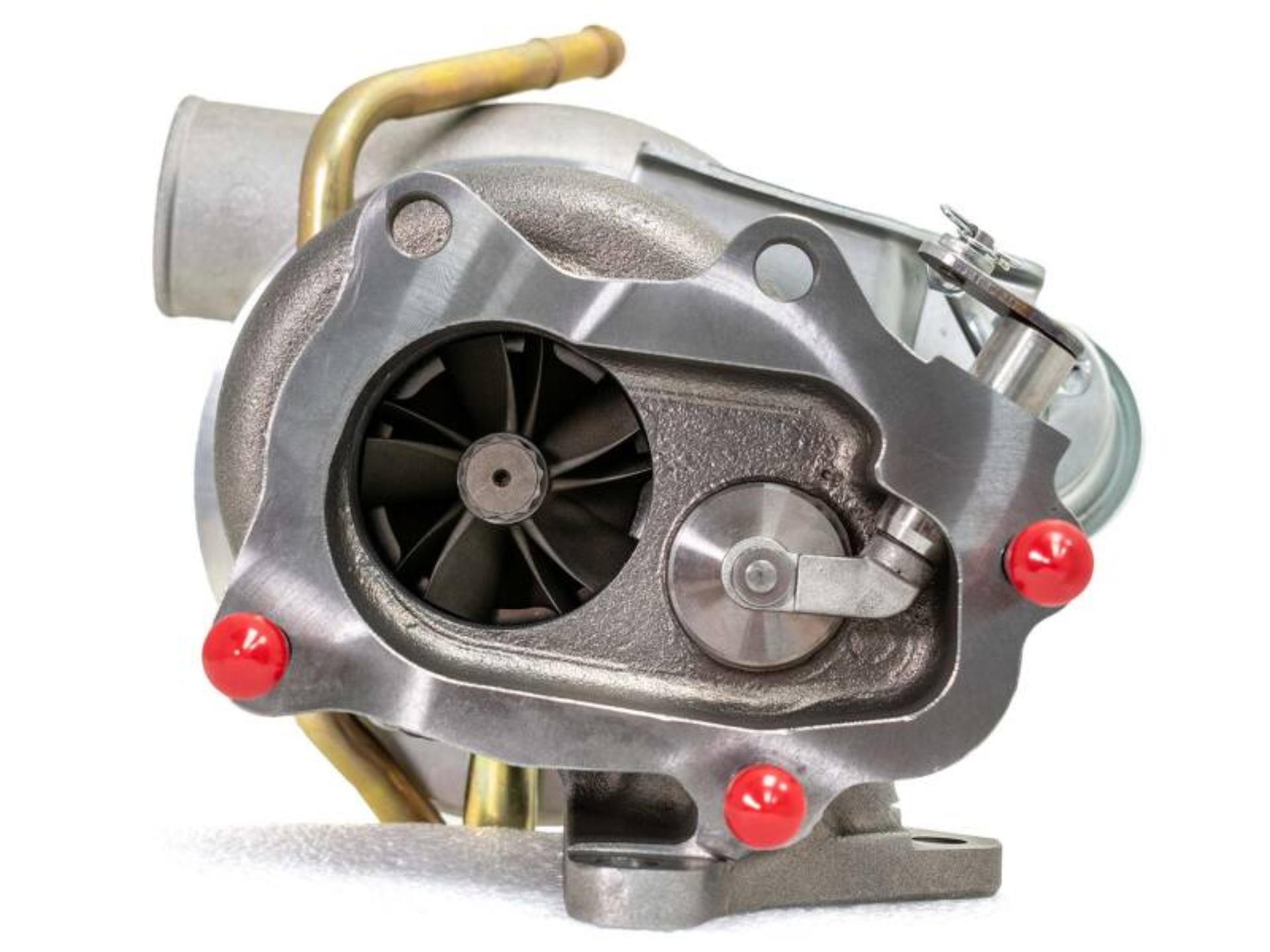 Picture of Forced Performance Subaru STi/WRX Grn UHF Turbo 60mm CH8CM Turbine Hsg 18PSI TiAL MVI WG w/Oil Line