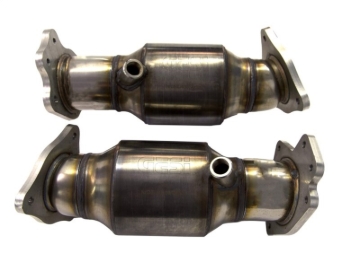 Picture of Kooks 22+ Chevrolet C8 Corvette Z06 LT6 1-7/8in. x 2in. SS Tri-Y Headers w/ GREEN Cats