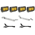 Picture of Baja Designs 2024+ Toyota Tacoma S2 Sport Dual Fog Pocket Light Kit - Baja Amber