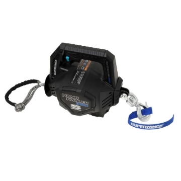 Picture of Superwinch Hand Hauler 1000 Winch 24 VDC 1000 lbs Line Pull Soft Shackle Rope End Safely