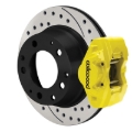 Picture of Wilwood 69-83 Porsche 911 D31 11.42in. Rear Brake Kit w/ Flex Lines - Drilled Rotors (Yellow)