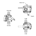 Picture of Peterson Fluid Systems R4 1-Stage Oil Pump - Left Side Mount - HV - Rear Drive