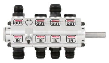 Picture of Peterson Fluid Systems R4 4-Stage Oil Pump - Right Side Mount - Rear Drive Drag - Front Pressure