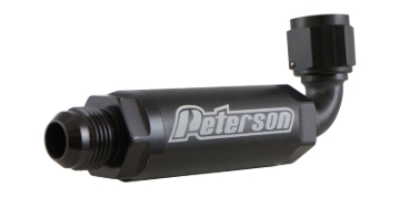 Picture of Peterson Fluid Systems Scavenge Filter -12AN 90 Degree