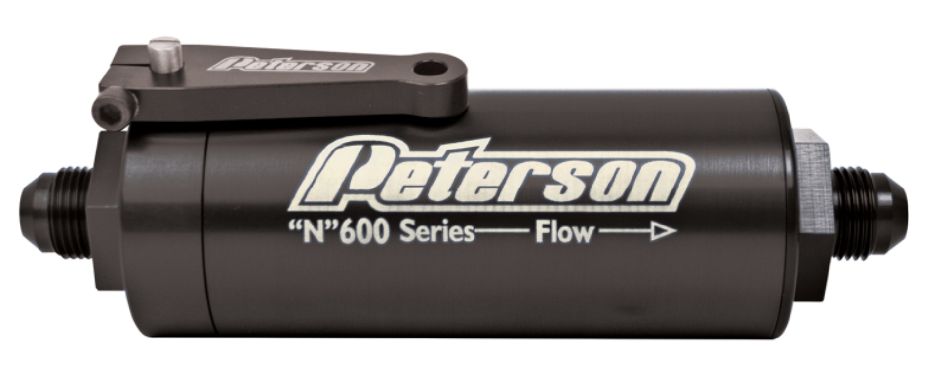 Picture of Peterson Fluid Systems Fuel Filter -10AN 45 Micron Ball Valve