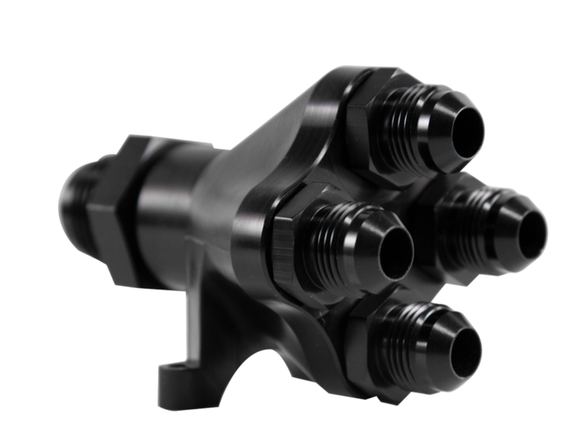 Picture of Peterson Fluid Systems Manifold 5-Way 12 AN x 6 AN x 6 AN x 6 AN x 6 AN