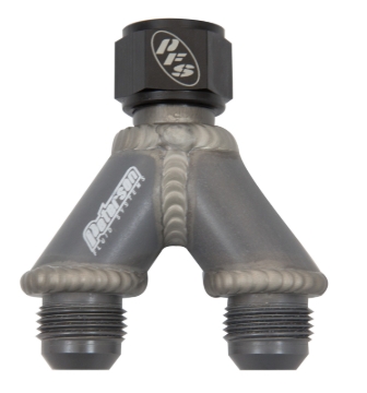 Picture of Peterson Fluid Systems Y-Manifold -20AN B- Nut To 16/16