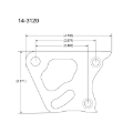 Picture of Peterson Fluid Systems Chevrolet Big Block Mount Blade - Left Side