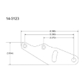 Picture of Peterson Fluid Systems Chevrolet Big Block Mount Blade - Right Side Mount A-Arm