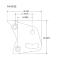 Picture of Peterson Fluid Systems Bear Claw Mount Blade - Left Side