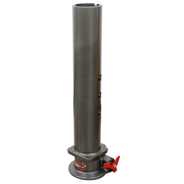 Picture of Gen-Y Viking 4in Round Tube Gooseneck Static Hitch w/SnapLatch 2-5/16in Coupler 8.5K TW 30K