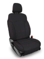 Picture of PRP 2013-2017 Subaru Crosstrek Front Seat Covers (Pair) - Black w/ Red Stitch