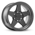 Picture of Mickey Thompson Open 5 Black Wheel - 18X9 6X135 BP 5in BS 0 Offset 87.1mm Bore - 274541