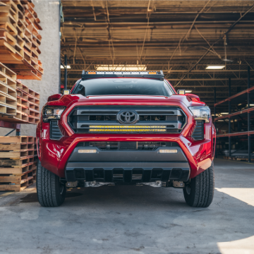 Picture of Cali Raised 2024+ Toyota Tacoma 32In Lo Pro Grille Led Light Bar Kit For - One Light Bar