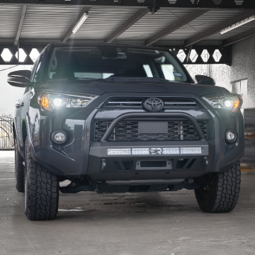 Picture of Cali Raised 14-24 Toyota 4Runner Stealth Bumper - Bull Bar / 32In Led Bar Spot