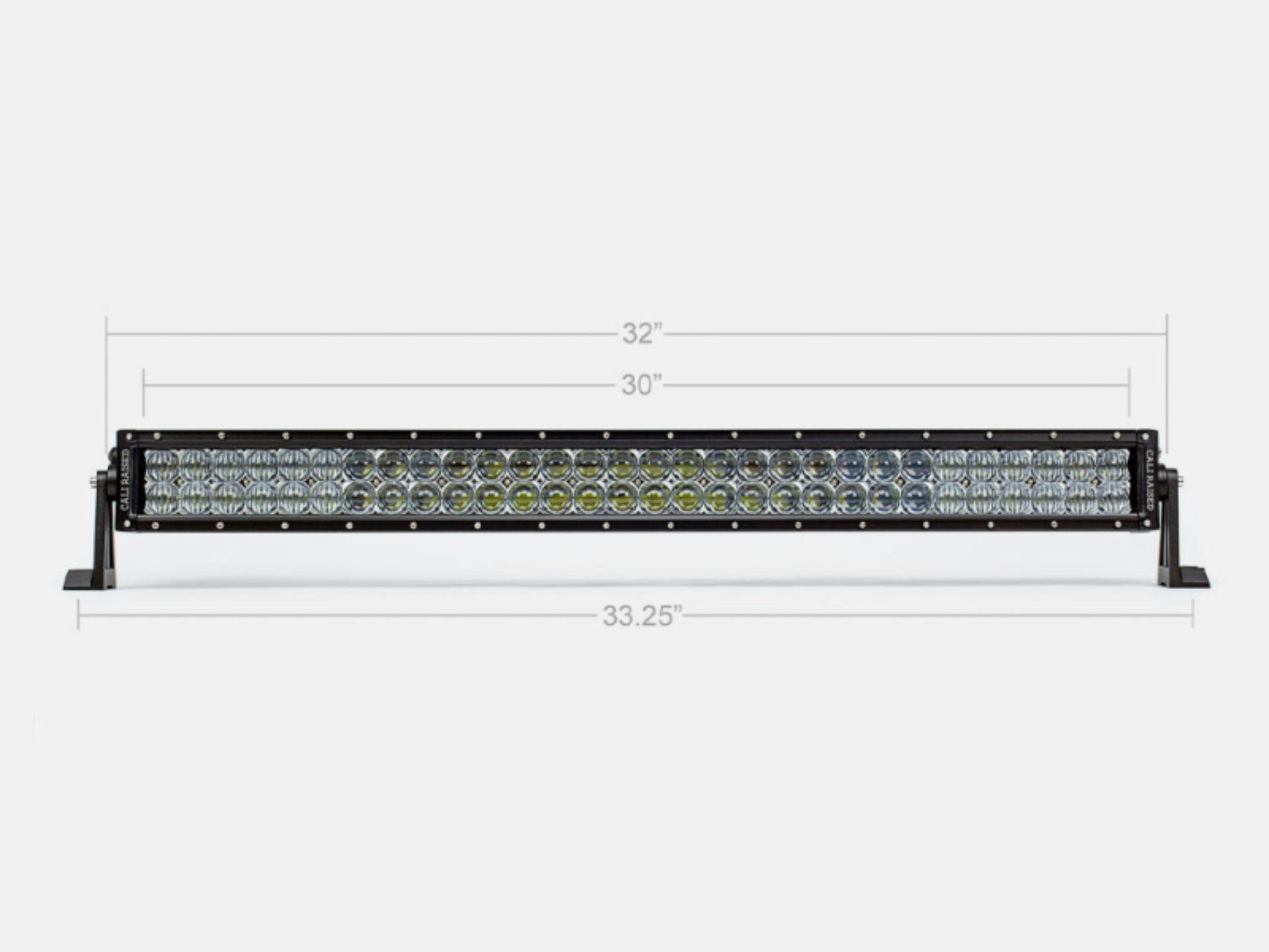 Picture of Cali Raised 16-23 Tacoma Stealth Bumper Second 32In Light Bar With Relocation Mounts - Spot