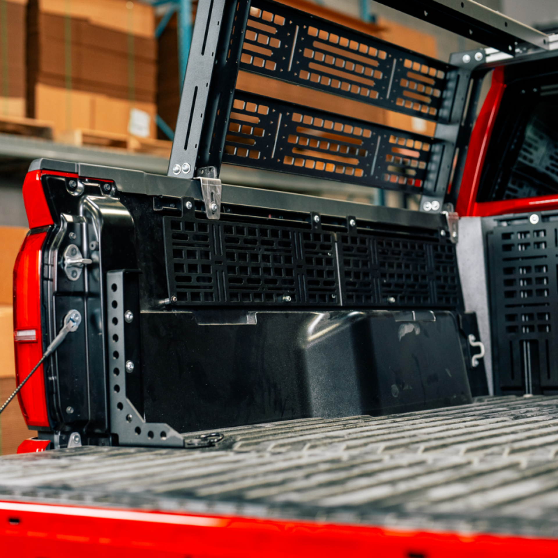 Picture of Cali Raised 2024+ Toyota Tacoma Side Bed Molle System For - Driver Side