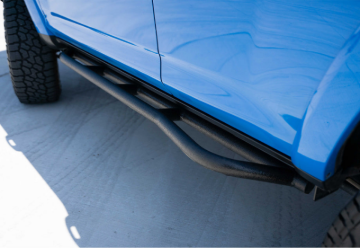 Picture of Cali Raised 10-24 Toyota 4Runner Trail Edition Bolt On Rock Sliders - No Kick Out / BedLiner