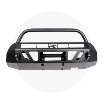 Picture of Cali Raised 16-23 Toyota Tacoma Stealth Bumper - Bull Bar / 32In Led Bar Spot W/ Small Switch