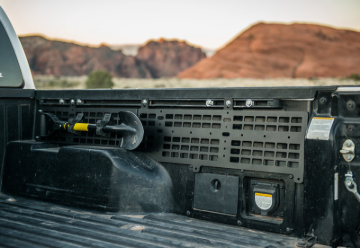 Picture of Cali Raised 05-23 Toyota Tacoma Bed Molle System For Bakflip Cover Only - Full Length Driver Side