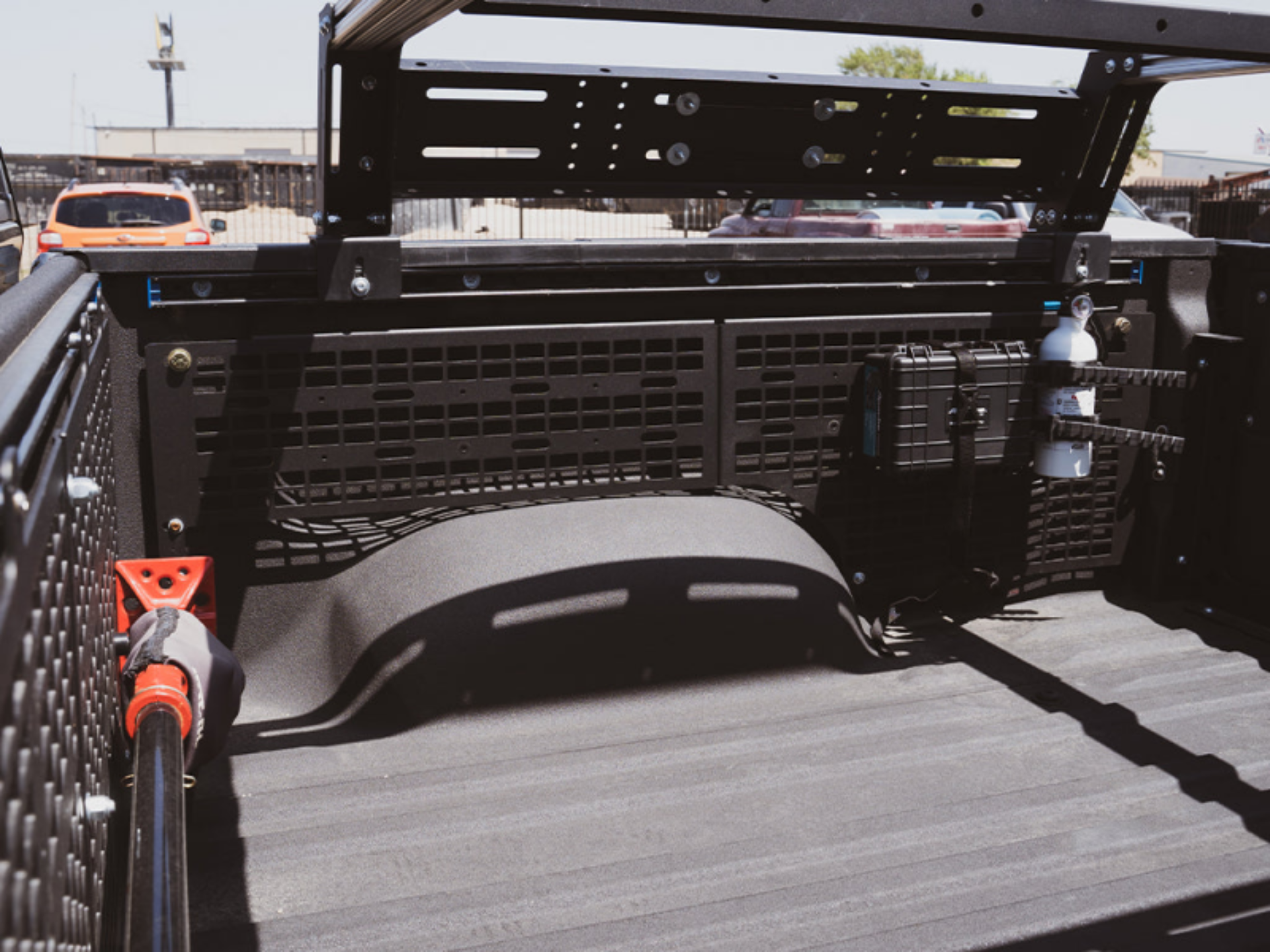 Picture of Cali Raised 14-21 Toyota Tundra Side Bed Molle System - Driver