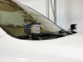 Picture of Cali Raised 03-09 Toyota 4Runner Low Profile Ditch Light Brackets Kit - Brackets W 3X2 18W No Switch
