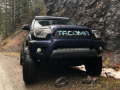 Picture of Cali Raised 05-15 Toyota Tacoma 32In Lower Bumper Flush Led Bar Kit - Combo Blue Backlight - Small