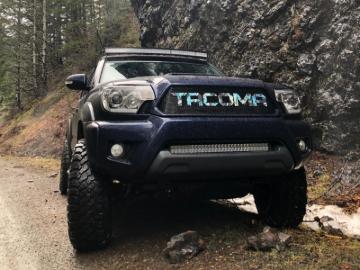 Picture of Cali Raised 05-15 Toyota Tacoma 32In Lower Bumper Flush Led Light Bar Brackets Kit - No Switch