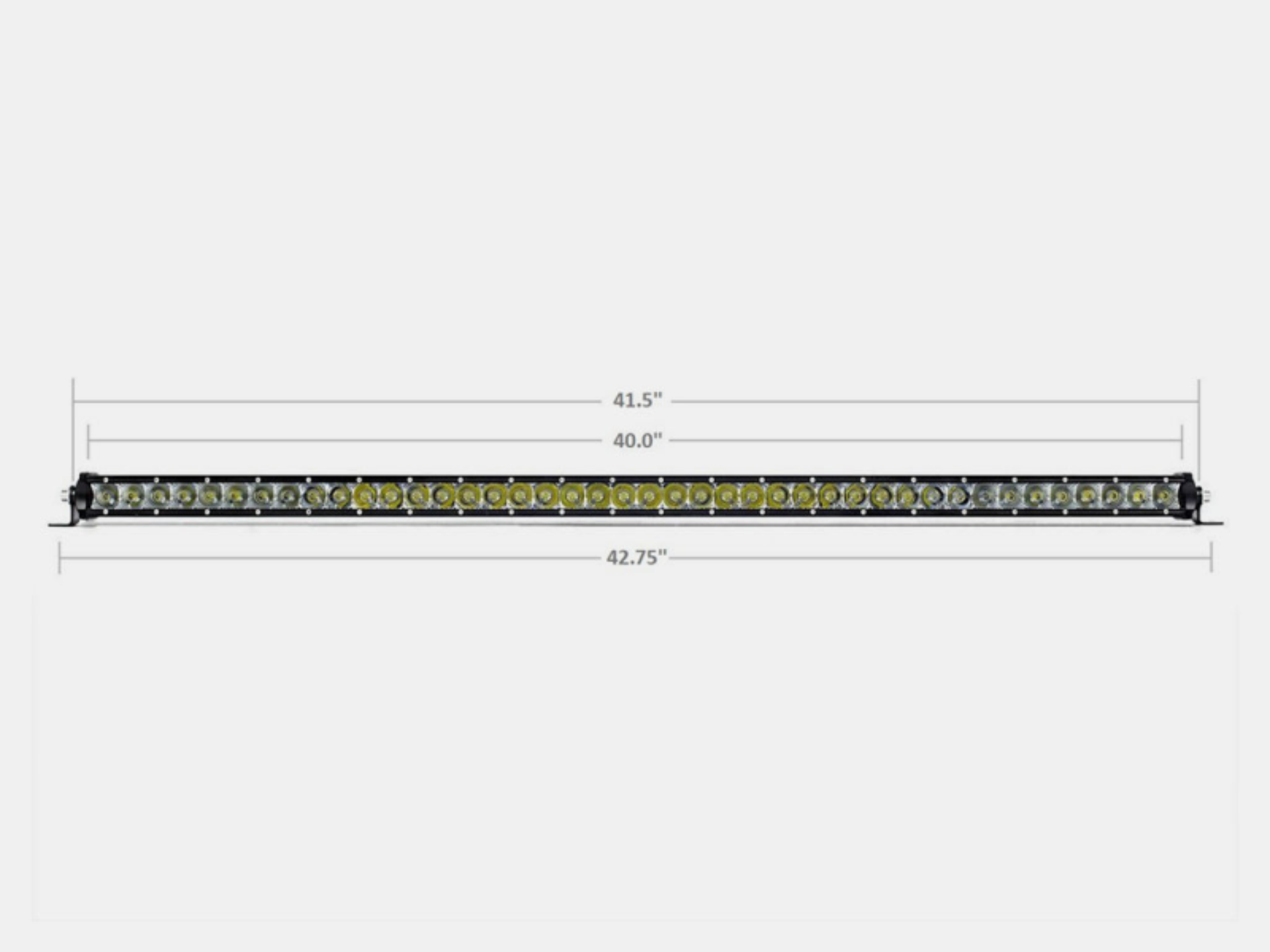 Picture of Cali Raised 42 Slim Single Row Led Bar
