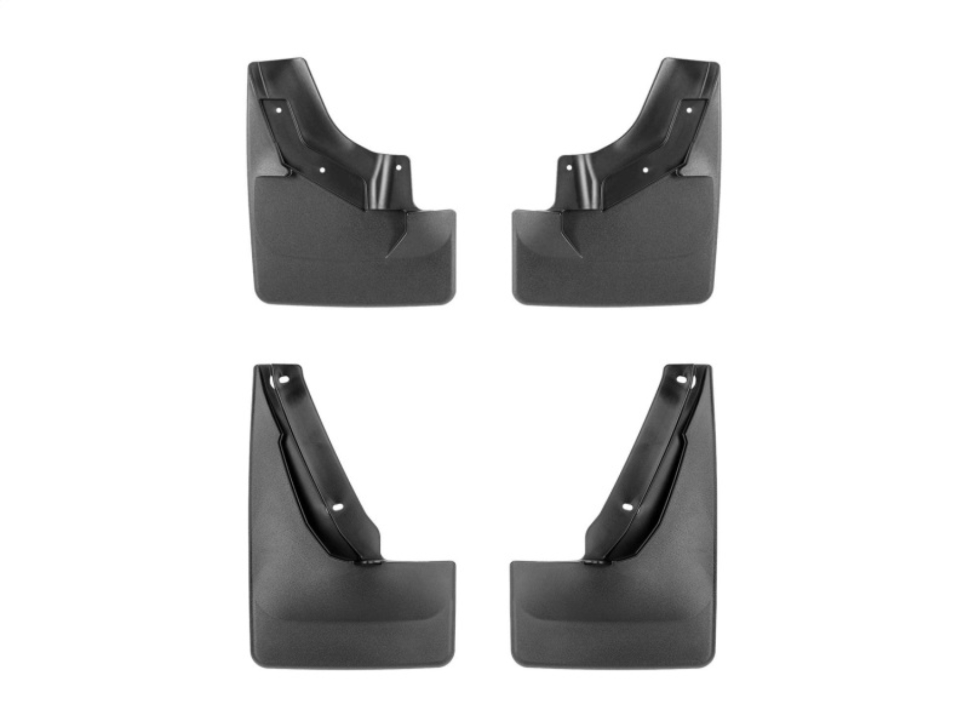 Picture of WeatherTech 23-24 Cadillac Escalade-V (Incl. ESV) Front & Rear No Drill MudFlaps - Black
