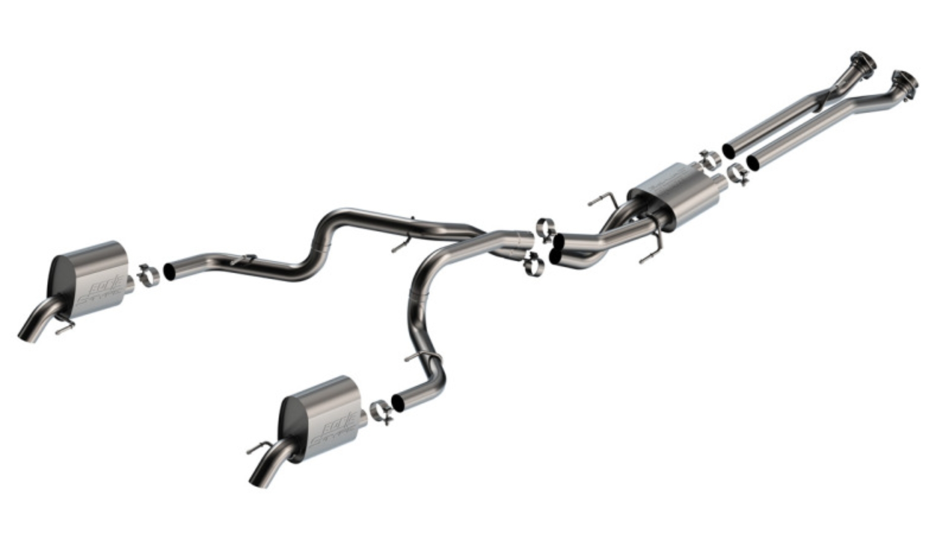 Picture of Borla 23-24 Jeep Grand Wagoneer 3.0L I6 Turbo 2.75in S-Type Turndown Tip Catback Exhaust