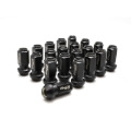Picture of Wheel Mate Muteki TR45 Open End Lug Nuts - Black Chrome - 12x1.25 - 45mm